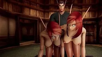 Play A night with an bloodelf mother and daughter